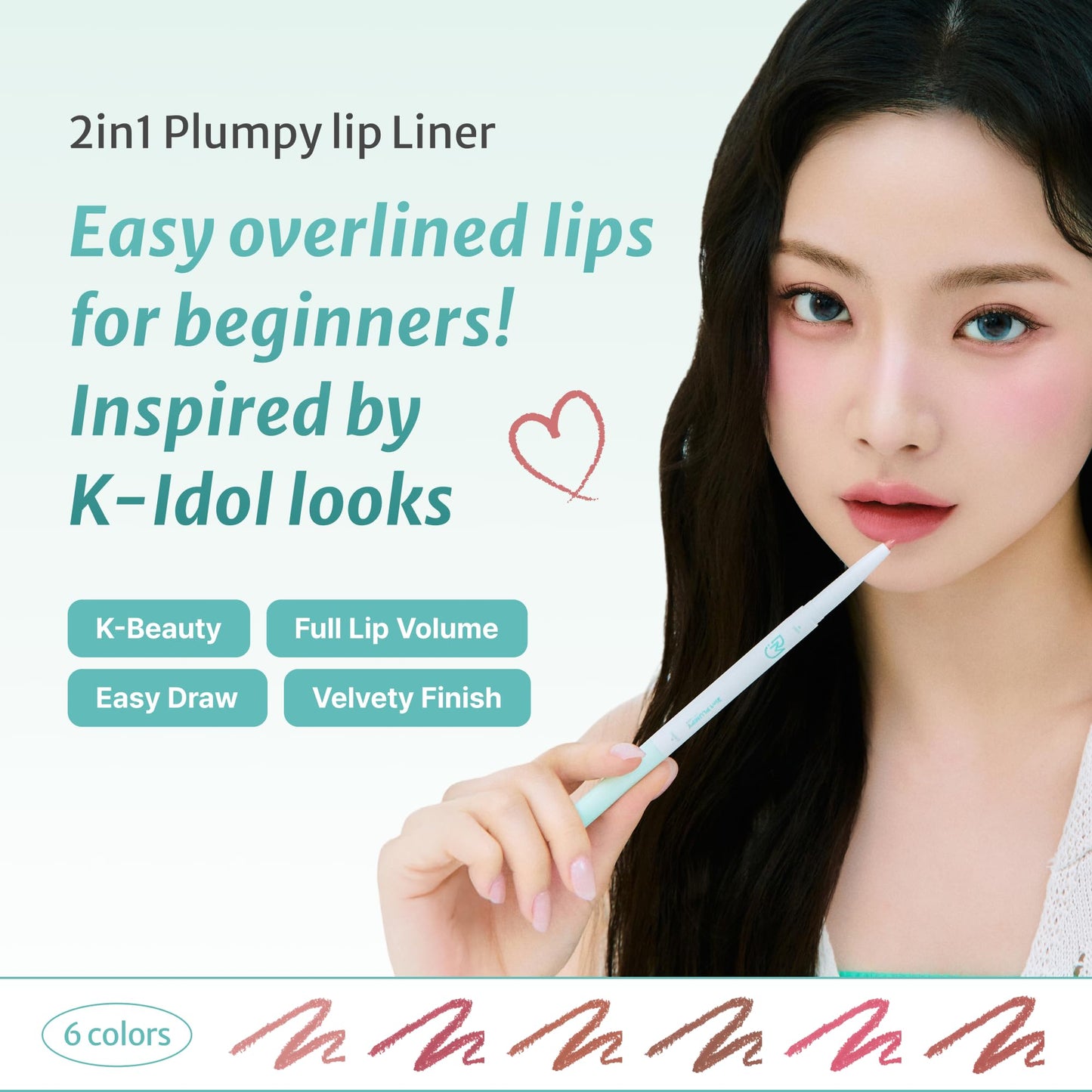 2in1 Plumpy Lip Liner P02 Peony Pink (0.36g)