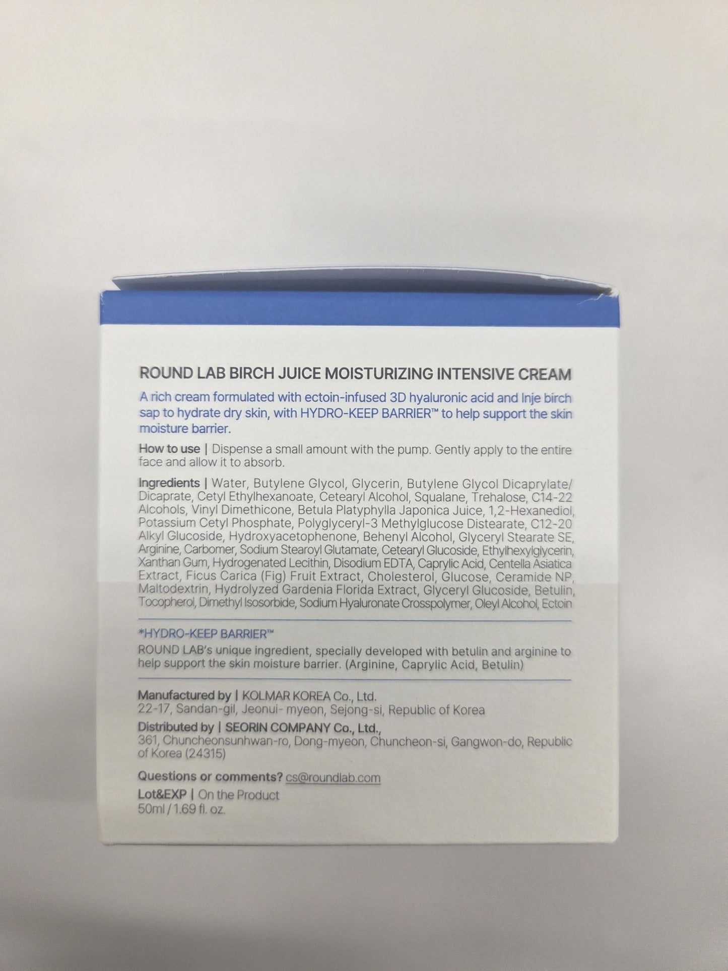 BIRCH JUICE MOISTURIZING INTENSIVE CREAM 50ML
