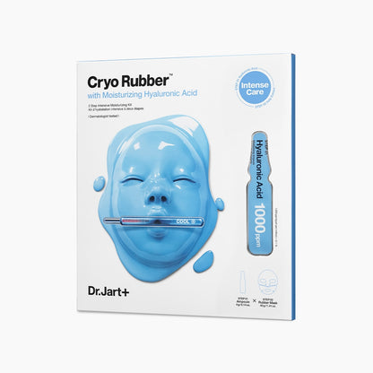 RUBBER MASK WITH MOISTURIZING HYALURONIC ACID BLUE