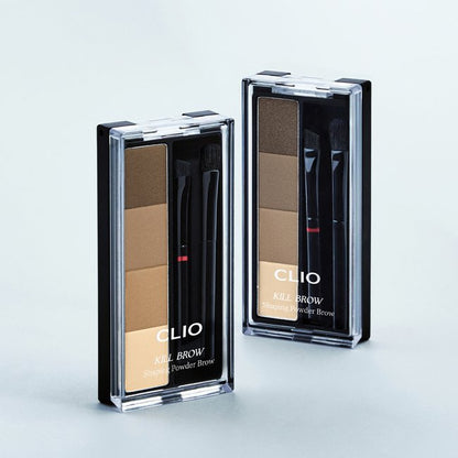 [CLIO] KILL BROW SHAPING POWDER BROW 01 NATURAL WARM BROWN 2.4G