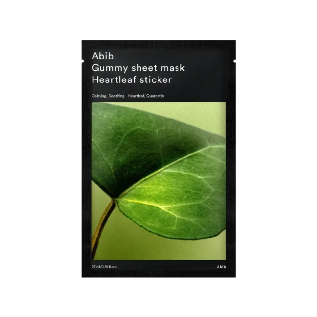 Abib ABIB Gummy Sheet Mask 1ea #Heartleaf Sticker