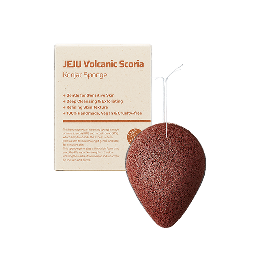 [PURITO] JEJU VOLCANIC SCORIA KONJAC SPONGE 7G