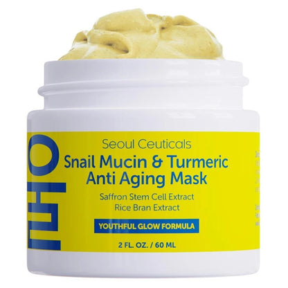 Snail Mucin & Tumeric Anti-Aging Mask 60ml